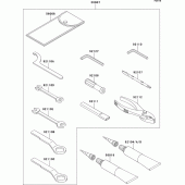 Схема узла: Owner`s tools для Kawasaki ZR750 Z750
