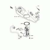Схема узла: Топливный насос для Kawasaki ZX1000 Ninja ZX-10R