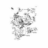 Схема узла: Рама для Kawasaki EX400 Ninja 400R ABS