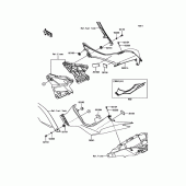 Схема вузла: Side Covers для Kawasaki ZR1000 Z1000 ABS