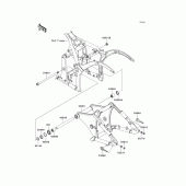 Схема узла: Задний рычаг (Маятник) для Kawasaki VN900 VN900 Classic