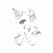 Схема узла: Впрыск топлива для Kawasaki ZR1200 ZRX1200 DAEG