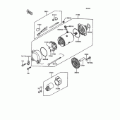 Схема вузла: Starter motor(zg1200-b7/b8/b9) для Kawasaki ZG1200 Voyager XII
