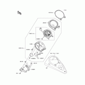 Схема вузла: Meter(s) для Kawasaki VN2000 Vulcan 2000 Classic LT