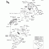 Схема вузла: Cowling(center)(a7f/a8f) для Kawasaki EX650 Ninja 650