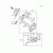 Схема узла: Рама для Kawasaki ZX750 Ninja ZX-7RR