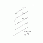 Схема узла: Тросики для Kawasaki EX250 ZZR250