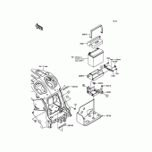 Схема вузла: Battery Case для Kawasaki ZX1400 Ninja ZX-14R ABS