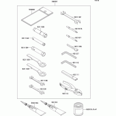 Схема вузла: Owner`s tools для Kawasaki ZX600 ZZ-R600