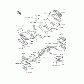 Схема вузла: Підніжки для Kawasaki VN1600 Vulcan 1600 Nomad