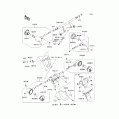 Схема вузла: Поворотники для Kawasaki VN1700 Vulcan 1700 Nomad