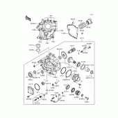 Схема узла: Переднее коническое зубчатое колесо для Kawasaki ZG1200 Voyager XII