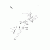 Схема вузла: Stand(s) для Kawasaki ZX636 Ninja ZX-6R ABS