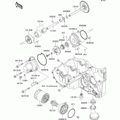Схема вузла: Масляний насос для Kawasaki ZR750 Z750