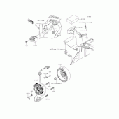 Схема узла: Генератор для Kawasaki KL110 KSR PRO