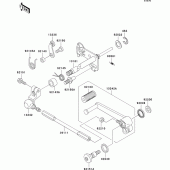 Схема узла: Переключатель передач для Kawasaki ZX1200 Ninja ZX-12R