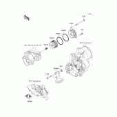 Схема узла: Масляный фильтр для Kawasaki KX450 KX450F