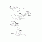 Схема вузла: Decals(ex500-a7)(green/white) для Kawasaki EX500 GPZ500