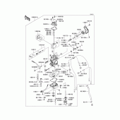 Схема вузла: Carburetor(1/3) для Kawasaki KX450 KX450F