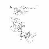 Схема узла: Крыло для Kawasaki ZR1200 ZRX1200S