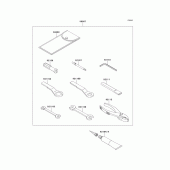 Схема вузла: Owners tools для Kawasaki EJ800 W800