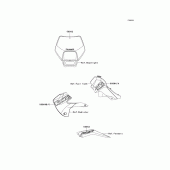 Схема вузла: Decals(klx650-d6) для Kawasaki KLX650 KLX650R