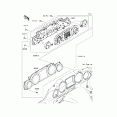 Схема вузла: Meter(s)(b9f-baf) для Kawasaki VN1700 Vulcan 1700 Voyager ABS