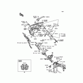 Схема вузла: Облицювальні елементи для Kawasaki ZX1000 Ninja H2R