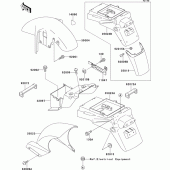 Схема вузла: Крило для Kawasaki ZX750 ZXR750R