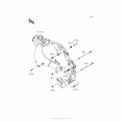 Схема узла: Крепление двигателя для Kawasaki ZX1000 Ninja ZX-10R