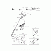 Схема вузла: Кермо & Пульт управління рульовим для Kawasaki EX650 Ninja 650