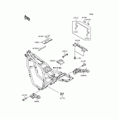 Схема вузла: Battery case для Kawasaki ZR400 ZRX