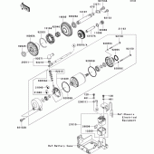 Схема узла: Starter motor для Kawasaki ZX1400 ZZR1400