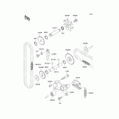 Схема вузла: Водяний насос для Kawasaki VN1500 Vulcan 1500 Nomad Fi