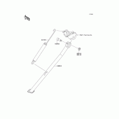 Схема вузла: Stand(s) для Kawasaki KLX450 KLX450R