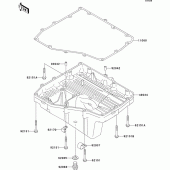 Схема вузла: Oil pan для Kawasaki ZX1200 Ninja ZX-12R