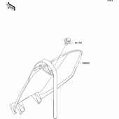Схема вузла: Аксесуари для Kawasaki KX250/ KX252 KX250F