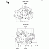 Схема узла: Болты картера двигателя для Kawasaki VN1500 VN1500 Classic