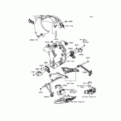 Схема узла: Крепление двигателя для Kawasaki ZX1000 Ninja ZX-10R