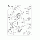 Схема вузла: Carburetor(1/2)(e8f/e9f) для Kawasaki KL650 KLR650