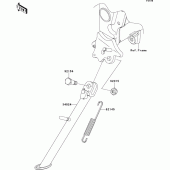 Схема узла: Stand(s) для Kawasaki EX250 Ninja 250R