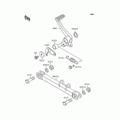 Схема вузла: Лапка гальма для Kawasaki ZR400 Zephyr X