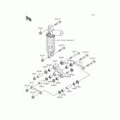 Схема вузла: Підвіска для Kawasaki ZX600 Ninja ZX-6R
