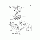 Схема вузла: Taillight(s) для Kawasaki KLZ1000 Versys 1000 LT