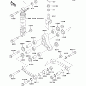 Схема узла: Подвеска для Kawasaki ZX400 ZXR400