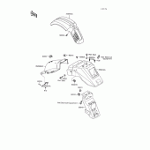 Схема вузла: Крило для Kawasaki KL650 KLR650