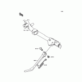 Схема вузла: Stand(s) для Kawasaki VN900 Vulcan 900 Classic