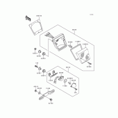 Схема вузла: Taillight(s) для Kawasaki KL650 KLR650