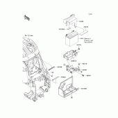 Схема вузла: Battery case для Kawasaki ZG1400 Concours 14 ABS