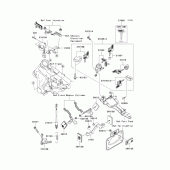 Схема вузла: Ignition switch/locks/reflectors для Kawasaki VN1600 Vulcan 1600 Classic